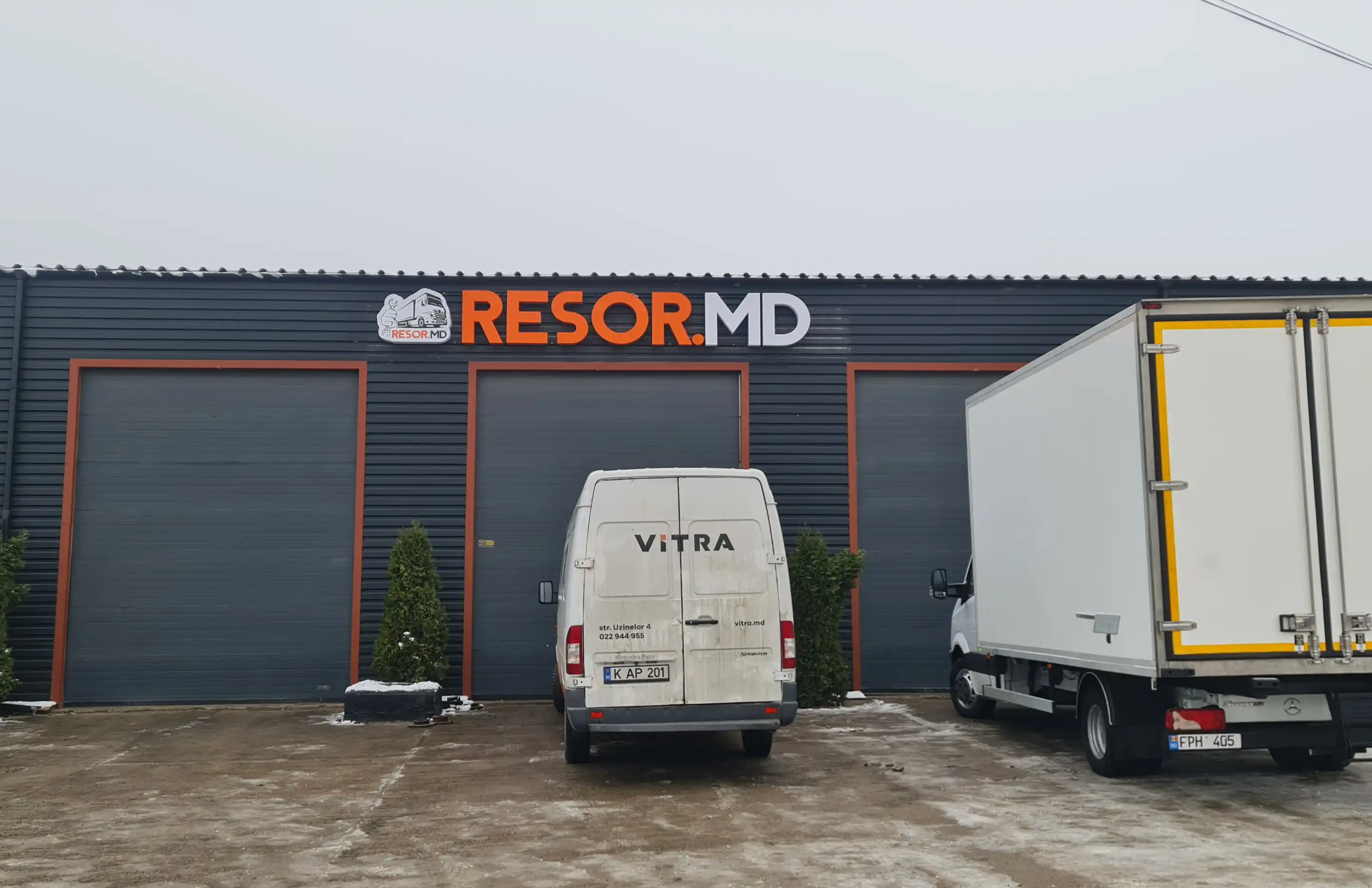 Объёмная вывеска для ресторана - LED буквы для HoReCa Молдова